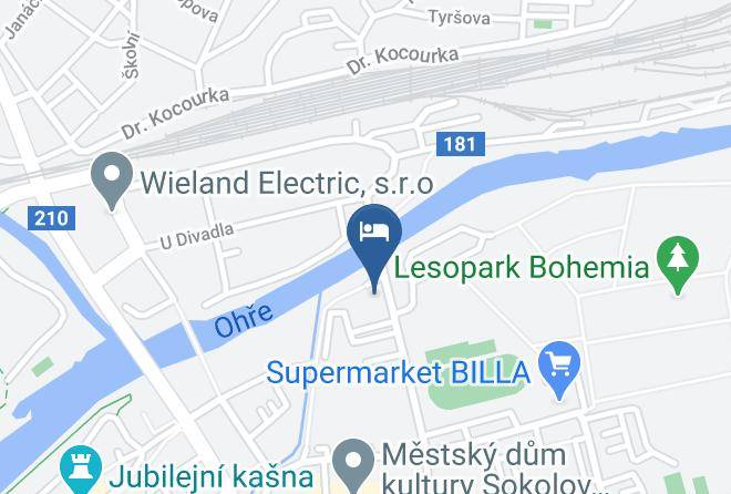 Sokolov - Domov Mladeze Ubytovani Sokolov Maps