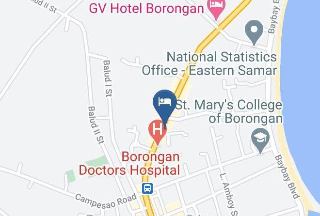 Eastern Samar - Domsowir Hotel And Restaurant Maps
