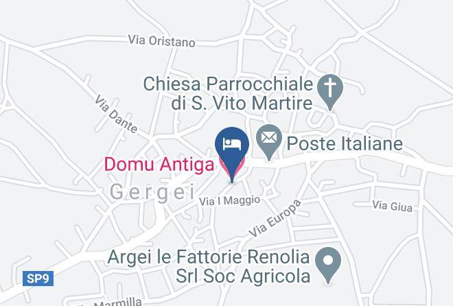 Province Of South Sardinia - Domu Antiga Maps