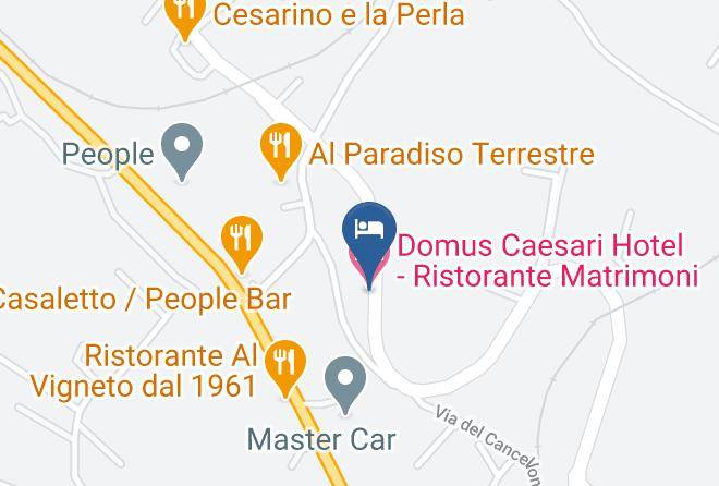 Rome - Domus Caesari Hotel Ristorante Matrimoni Maps