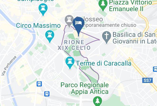 Rome - Domus Colosseo Hotel Maps