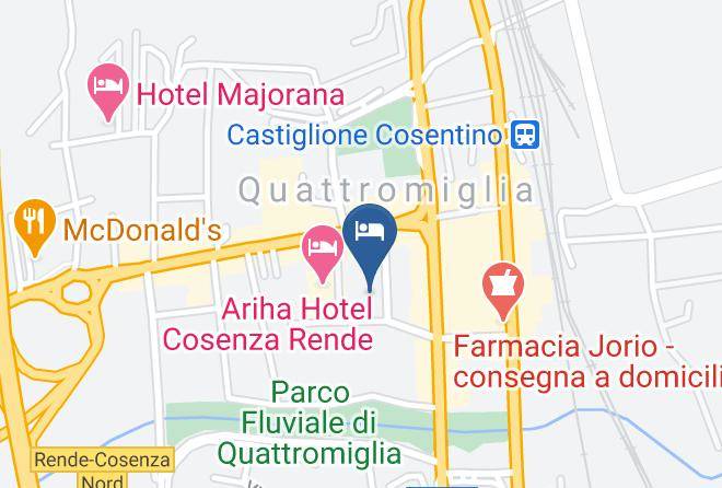 Cosenza - Domus Grand Hotel Maps