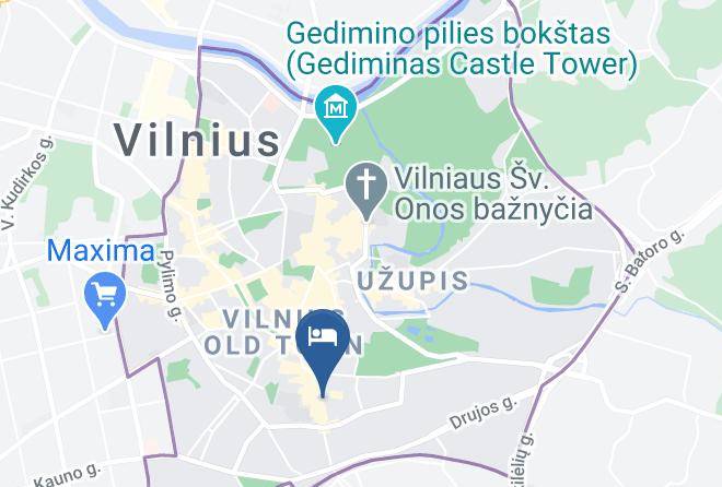Vilnius - Domus Maria Hotel Maps