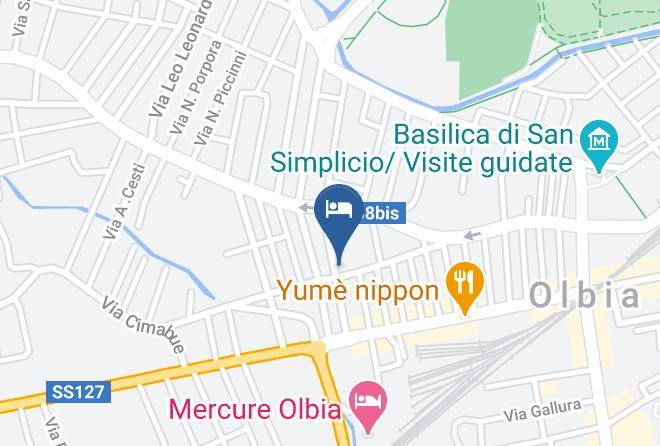 Sassari - Residenza Domus Olbia Inn Maps