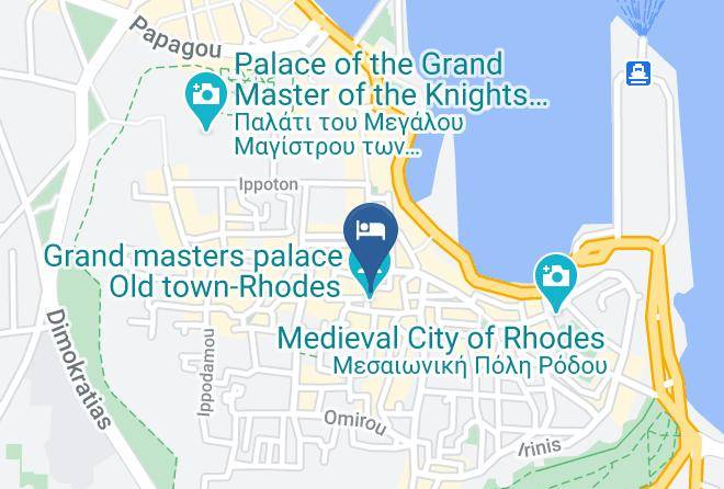 Domus Rodos Hotel Map