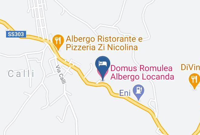 Avellino - Domus Romulea Albergo Locanda Maps