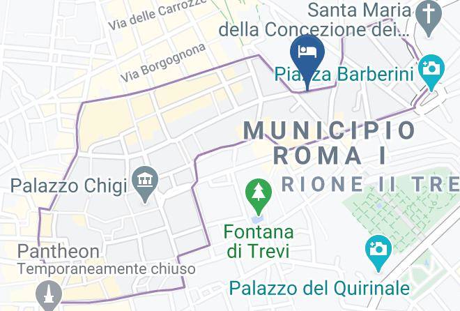 Rome - Domus Spagna Capo Le Case Luxury Suite Maps