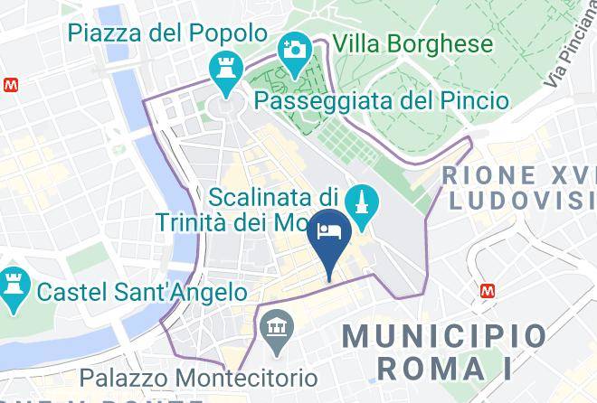 Rome - Domus Spagna Frattina Prestige Suite Maps