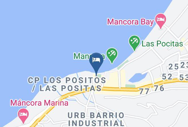 Talara - Don Giovanni Beach Resort Mancora Peru Maps