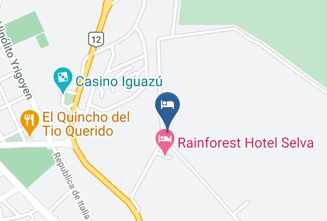 Puerto Esperanza - Don Horacio Hotel Selvatico Maps