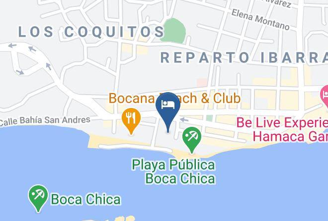 Boca Chica - Don Juan Beach Resort Maps