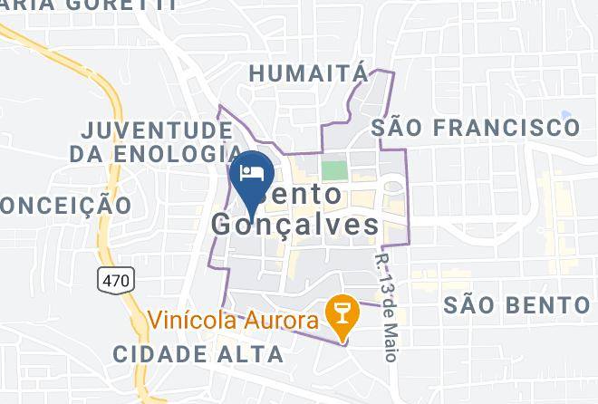 Bento Goncalves - Hotel Primavera Maps