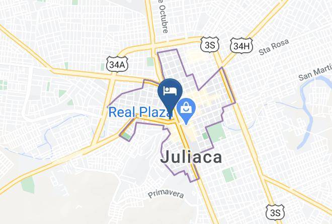San Roman - Don Julio Hotel Maps