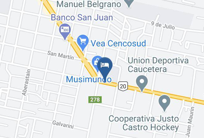 Caucete - Don Melchor Maps