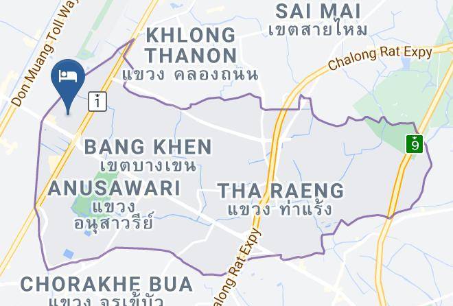 Bang Khen - Don Mueang Botique Hotel Maps