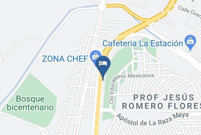 Morelia - Don Quijote Auto Hotel Maps