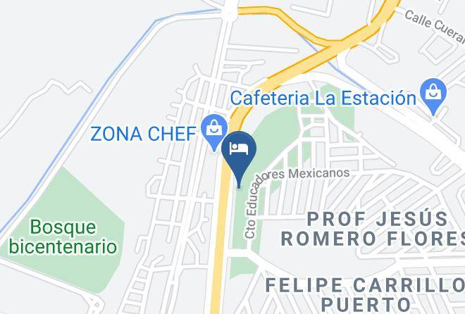 Morelia - Don Quijote Autohotel Maps