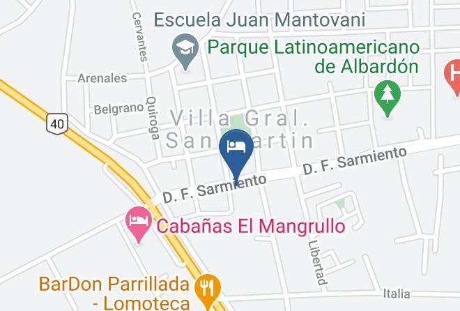 Albardon - Dona Emilia Amarfil Maps