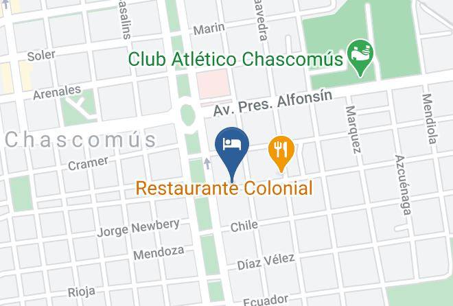 Chascomus - Cabanas Dona Margarita Maps