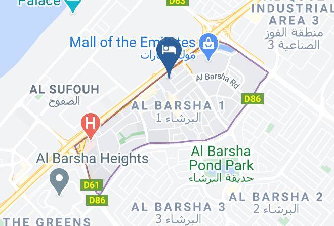 Dubai - Donatello Hotel Dubai Maps