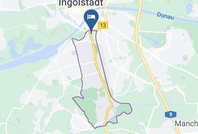 Ingolstadt - Donauhotel Ingolstadt Maps
