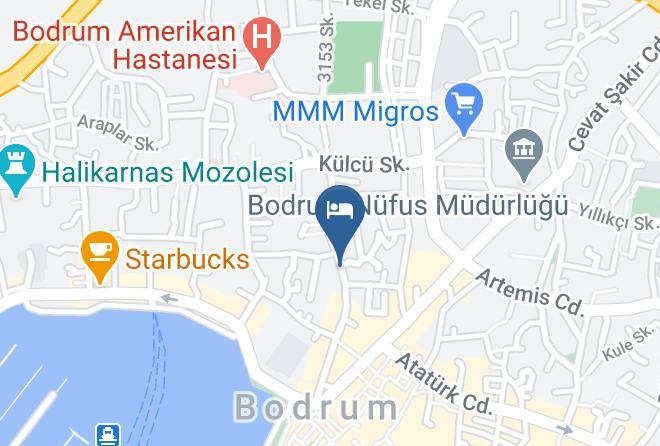 Bodrum - Donen Pansiyon Maps