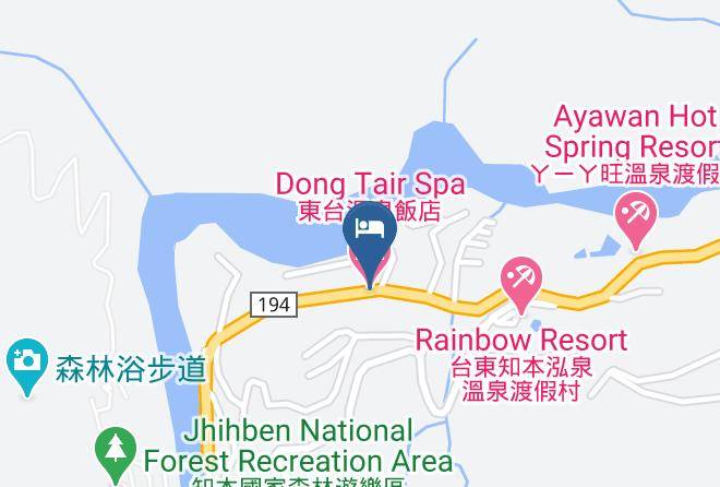 Taitungnty - Dong Tair Spa Hotel Maps