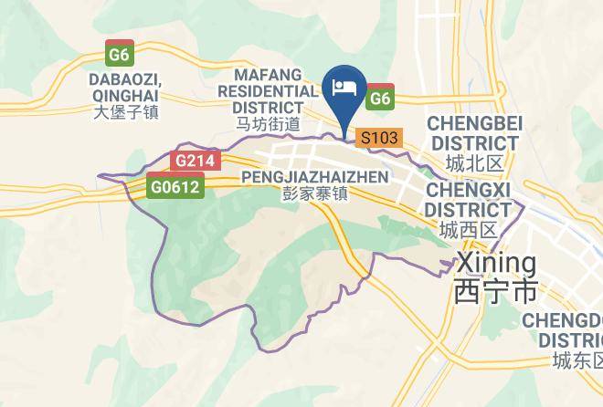 Xining - Dongbao Hotel Maps