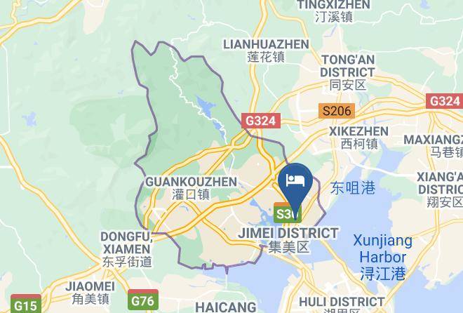 Xiamen - Dongchengwan Express Hotel Maps
