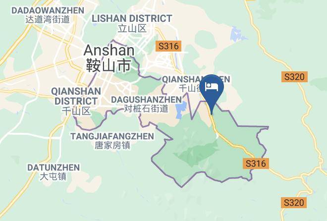 Anshan - Dongdian Hotel Maps
