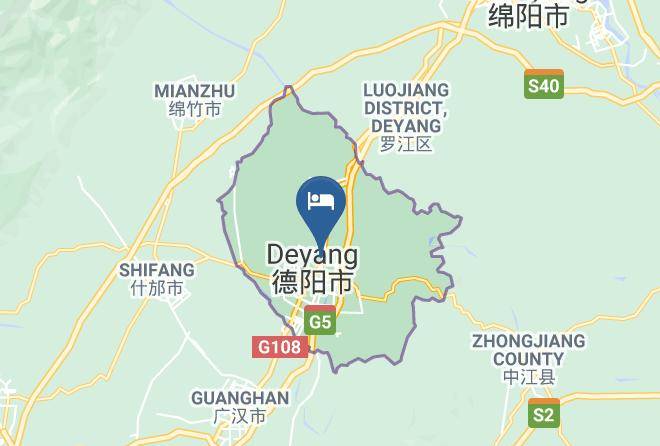 Deyang - Dongdian Hotel Maps