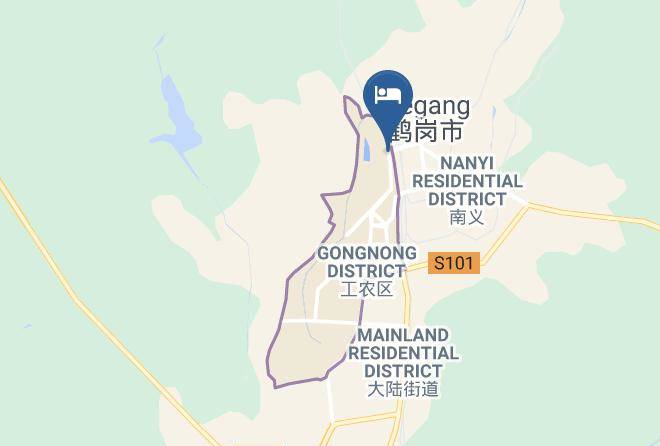 Hegang - Dongfang Hotel Maps