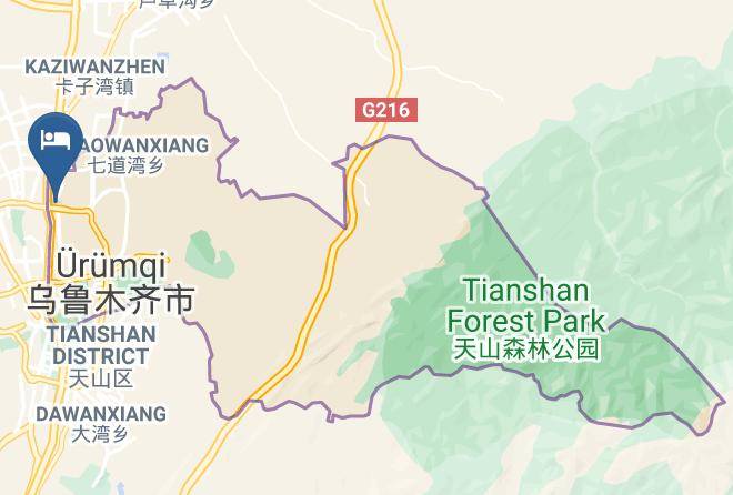 Urumqi - Dongfu Hotel Maps
