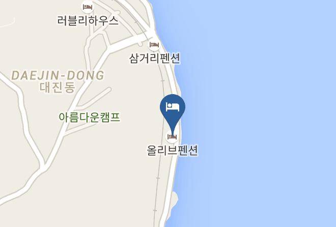 Donghaesi - Donghae Olive Pension Maps