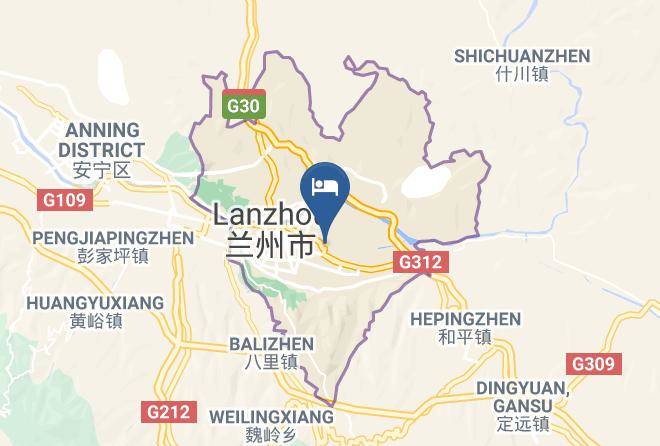 Lanzhou - Donghu Hotel Maps