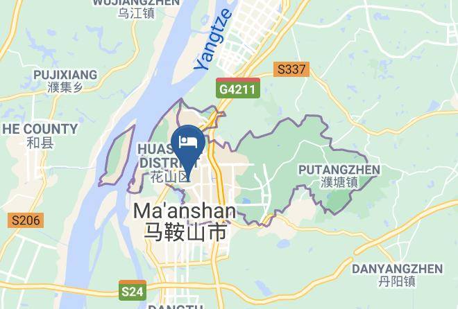 Maanshan - Donghu Hotel Maps