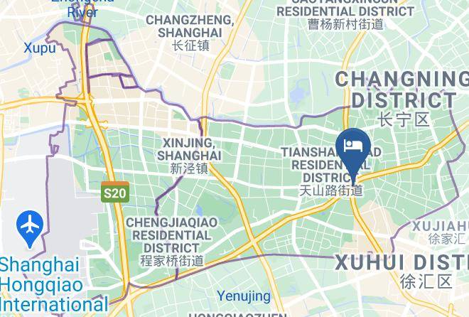 Changning District - Donghua University Hotel Maps