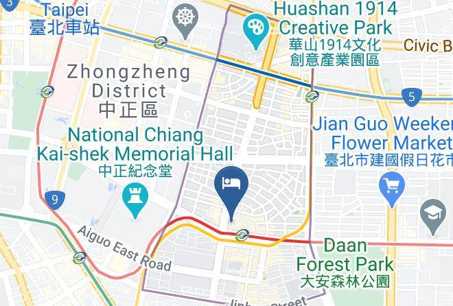 Zhongzheng District - Dongmen Hotel Maps