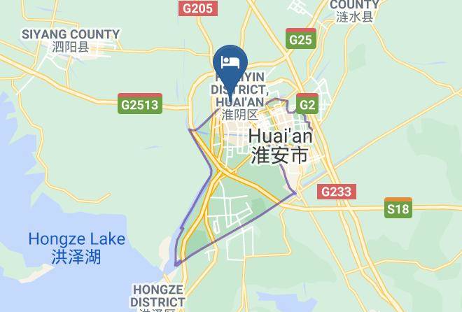 Huaian - Dongrun Hotel Maps