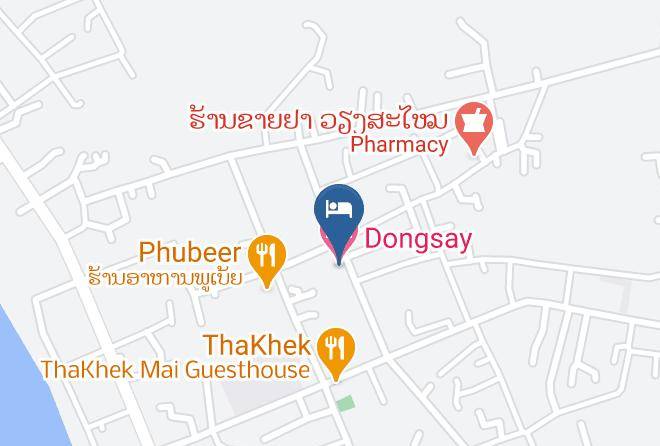 Thakhek - Dongsay Hotel Maps