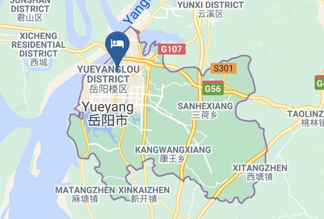 Yueyang - Dongting Hotel Maps