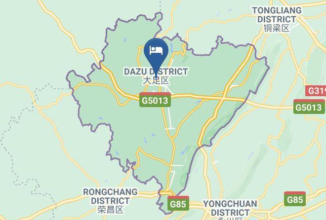 Dazu District - Dongxin Hotel Maps