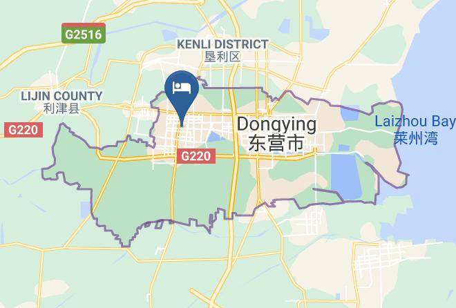 Dongying - Dongying Blue Horizon Hotel Guangrao Maps