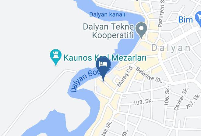 Ortaca - Donmez Hotel Dalyan Maps