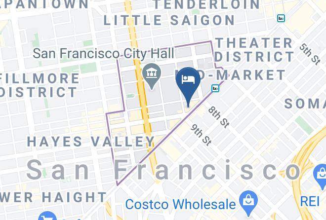 San Francisco - Donnelly Hotel San Maps