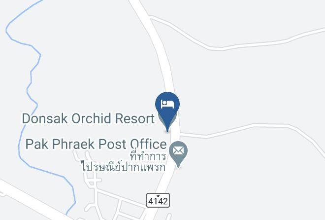 Amphoe Don Sak - Donsak Orchid Resort Maps
