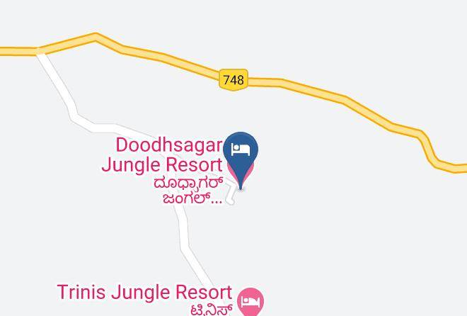 Doodhsagar Jungle Resort Mapa - Karnataka - Supa