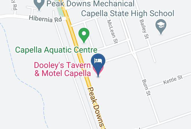 Central Highlands - Dooley's Tavern & Motel Capella Maps