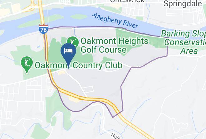 Allegheny - Doone's Inn At Oakmont Maps