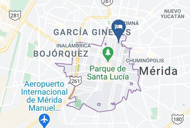 Merida - Door54 Guest Suites Maps